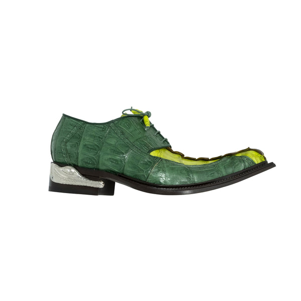 Mauri hornback hand painted baby crocodile dress shoe – City Slicker Detroit